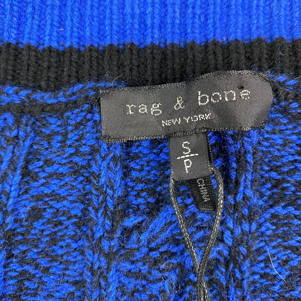 Rag & Bone womens Theon Sweater S oversized Extra Fine Merino Wool v neck NEW - Picture 4 of 16